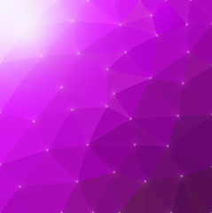 Fototapeta premium purple background abstract Polygonal ( Low-Poly )Triangular Modern Geometric. Style With Gradient.