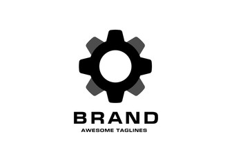 Gear Icon vector with grey color illustration,Gear Icon vector, machine gear Icon 