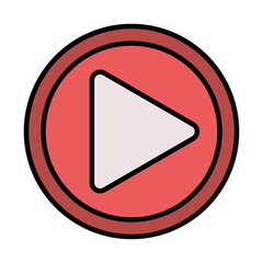 play button media player icon