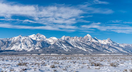 Grand Teton National Park In Winter