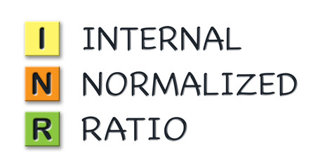 INR initials in colored 3d cubes with meaning