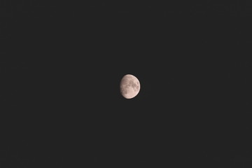 moon shot in night