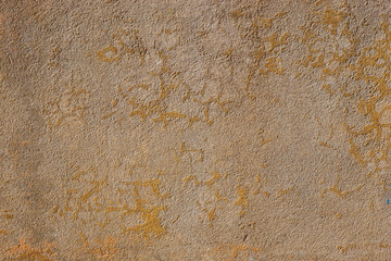 Closeup of rendered wall at Tinaroo Falls Dam on the Atherton Tableland in Queensland, Australia