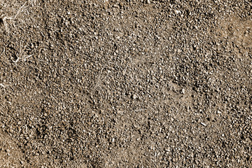 Gravel on ground at Tinaroo Falls Dam on the Atherton Tablelands in Queensland, Australia
