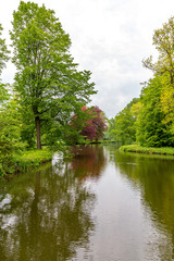 Fototapeta na wymiar Beautiful park in the Utrecht, Netherlands.