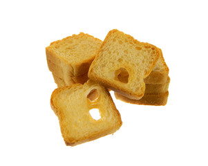 bread isolated on white background