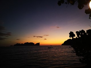 Ko Phi Phi Leh malerischer Sonnenuntergang