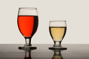 Red Wine, Beer, Apple juice, Wine glass,.Glassware, Drinks