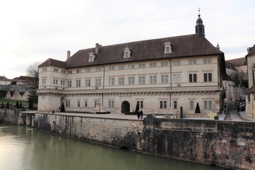 Bibliothèque et médiathèque de l'ancien Hôtel Dieu  - Ville de Dole - Département du Jura - France - Vue extérieure
