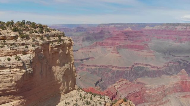 Drone footage at Grand Canyon, Arizona.