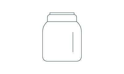 Jar icon for storage and kitchen use