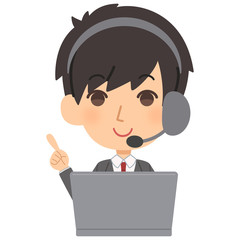 オペレーター男性