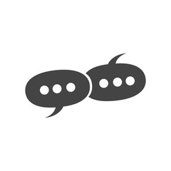 Chat vector icon. Speech bubble