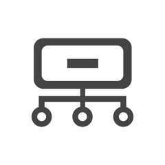 Diagram block vector  icon