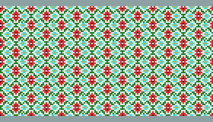 seamless pattern with flowers