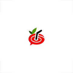 Juice fresh fruit chat logo