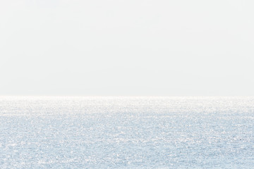 Lake shining in summer. Lake Vänern, Sweden.