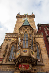 Fototapeta premium The Old Town Hall in Prague from side