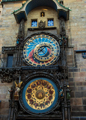 Astronomical clock on The Old Town Hall
