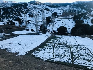 winter in the mountains