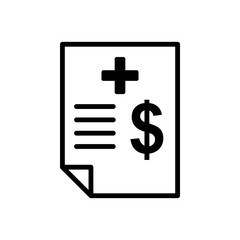 document - billing icon vector design template