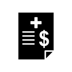 document - billing icon vector design template