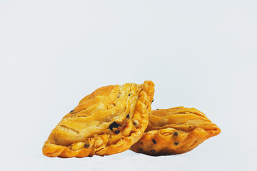 Curry Puff isolated on white background