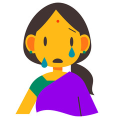 インド人女性　悲しい
