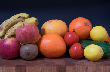 fruit and vegetable still life
