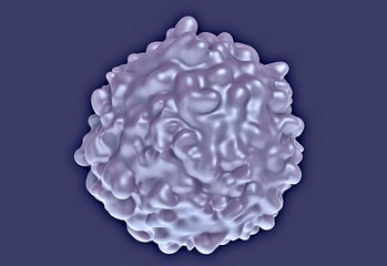 3d illustration - Brain Cancer Cells