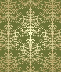 Paisley floral pattern , textile swatch , India	