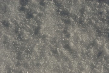 Grey shiny snow, background image with negative space