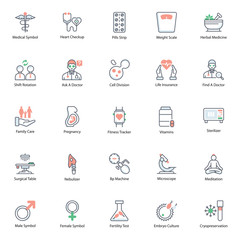  Pack Of Medical Equipment Flat Icons 