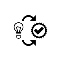 Implementation icon, vector illustration design symbol