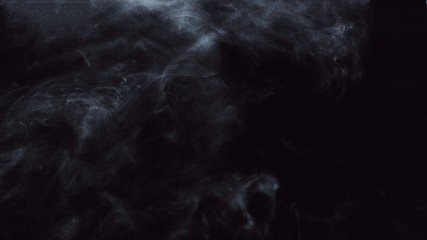 smoke on black background