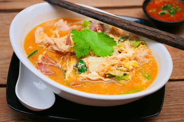 Suki Yaki is soup noodle and seafood