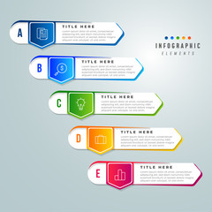 Step infographics for perfect presentation