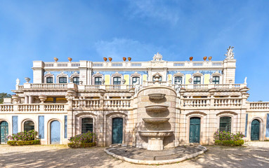 Fototapeta na wymiar Visiting Queluz national palace