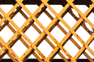 Steel construction lattice
