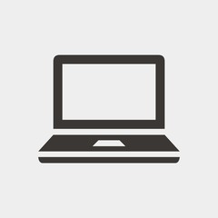 laptop icon vector illustration and symbol for website and graphic design