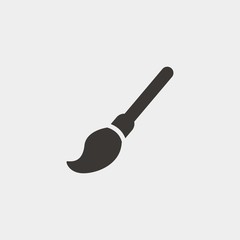 paint brush icon vector illustration and symbol for website and graphic design