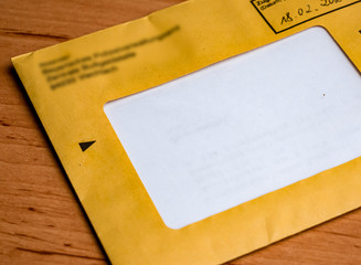 Brief Bußgeldstelle Bußgeldbescheid