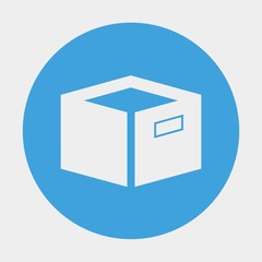 storage box icon vector illustration and symbol for website and graphic design