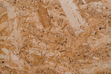 Oriented strand board texture. Natural wooden scratchy background