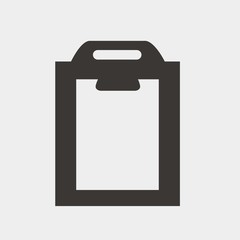 clipboard icon vector illustration and symbol for website and graphic design