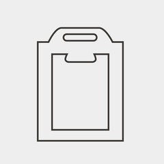 clipboard icon vector illustration and symbol for website and graphic design