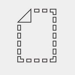 file icon vector illustration and symbol for website and graphic design