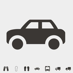taxi car icon vector illustration and symbol for website and graphic design