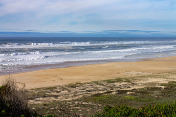 Praia Velha de S. Pedro de Moel em Portugal