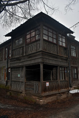 old beautiful wooden house. Nizhny Novgorod. Russia